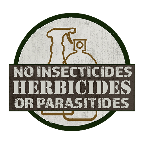 no insecticides