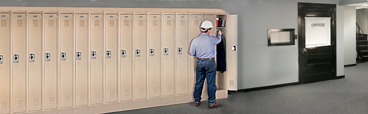 A standard Metal locker