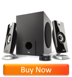 Cyber Acoustics 2.1 Subwoofer Speaker System with 18W of Power