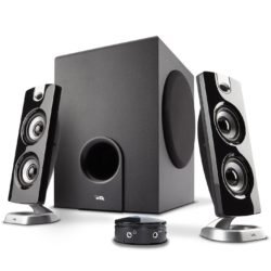 Cyber Acoustics CA-3602FFP 2.1 Speaker Sound System with Subwoofer and Control Pod