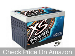 XS Power D3400 XS Series 12V 3,300 Amp AGM High Output Battery